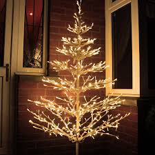 6ft Outdoor Branch Tree With 640 Warm White Leds Led Christmas Lights Outdoor Christmas Lights Led Christmas Tree Lights