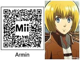 Los códigos qr, ( en inglés qr code) son un tipo de códigos de barras bidimensionales. Attack On Titan Armin Kyojin Shingeki No Kyojin