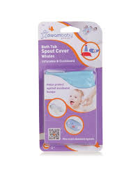 A water facet cover made from chrome or other hard materials can hurt a child if he bumps his head on it. Bath Tub Spout Cover Whales