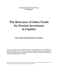 Schwab s&p 500 index fund. Pdf The Relevance Of Index Funds For Pension Investment In Equities