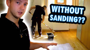 Over time, hardwood floors can appear worn and dull and can make scrape the floors gently with a scraper to remove all of the old finish from the floors. How To Refinish A Wood Floor Without Sanding Under 1 Hour Youtube