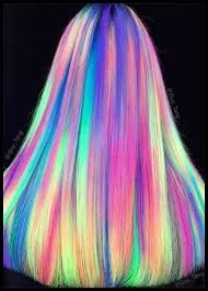 Glow In The Dark Hair Glowing Phoenix Neon Hair Glow In The Dark Hair Glowing Phoenix Neon Hair Hair Frisuren Langhaar Trend Haarfarben Coole Haarfarben