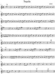 Tequila Sax Alto Saxophone Sheet Music Alto Sax Sheet Music Saxophone Music