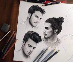 Realistic And Detailed Pencil Portrait Drawings Pencil Portrait Drawing Pencil Portrait How To Draw Hair