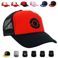 Popcrew Embroidered Team Trainer Hat Pokemon Cosplay Black Pokemon Cap Black Pokemon Pokemon Cap Pokemon Hat