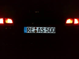 Selbstleuchtendes Nummernschild Einbau Von G Elumic Am A3 Sportback Scotty18 Blog