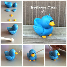 Bluebird Tutorial Fondant Tutorial Fondant Animals Fondant Figures
