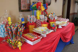 At carnival theme party decorations at shindigz party props. Colorfull Table Carnival Themed Party Sesame Street Birthday Party Elmo Birthday Party