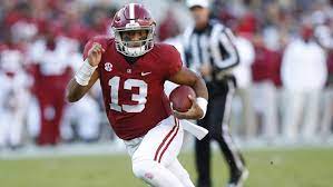 Tuanigamanuolepola tua tagovailoa is an american football quarterback for the miami dolphins of the national football league. Tua Tagovailoa Football University Of Alabama Athletics