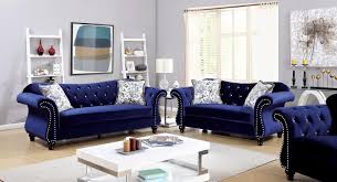 Buy modern and stylish sofa set for royal living room. Royal Blue Leather Furniture Novocom Top