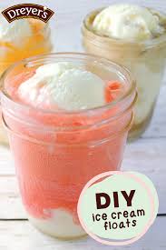 Make Your Own Ice Cream Floats Recipes Dreyer S Recipe Ice Cream Floats Ice Cream Float Recipes Soda Flavors