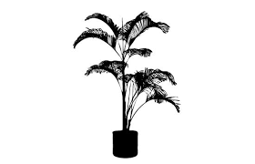 Potted Plants Silhouette Vectors Silhouet Potplanten