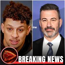 BREAKING NEWS — Patrick Mahomes took the NFL by storm when he demanded  respect and accountability after the shocking scandal that forced Jimmy  Kimmel Live! to stop broadcasting, causing a stir among