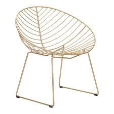 Zuo Hyde Gold Metal Outdoor Lounge Chair 2 Pack Patio Lounge Chairs Outdoor Chairs Steel Lounge Chair