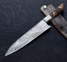 Stallion Damasteel Chef 250mm Eatingtools Com Chef Knife Japanese Kitchen Knives Knife