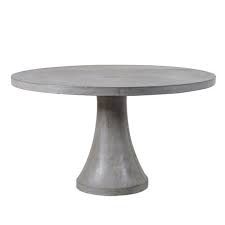 It would be impossible to list all the variations within one list, but just to give you a unlike wooden tabletops, concrete will not degrade or rot under extreme weather conditions. Round Concrete Dining Table Design Vintage Round Dining Table