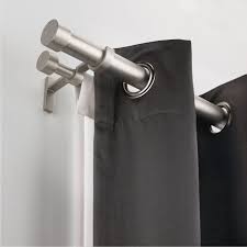 Grosse Gardinenstangen Cafe Vorhange Gardinen Fur Doppelfenster Doppel Gardinenstange Brackets Bronze Doppel St Double Rod Curtains Curtain Rods Double Curtains