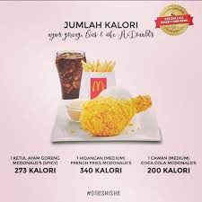 Satu ayam goreng mcd bersamaan 273 kalori. Temahitammerah Instagram Posts Photos And Videos Picuki Com