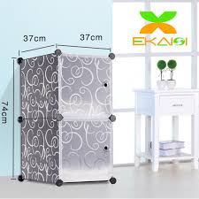 Lemari pakaian jenis ini sangat cocok bila anda sering berpindah tempat tinggal atau hobi menata ulang ruang karena ringan. Lemari Portable Pakaian Lemari Kecil Rak Serbaguna Plastik Lemari Baju Rak Buku 2 Kotak Pintu Polos Shopee Indonesia