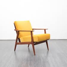 Scandinavian Teak Yellow Armchair Scandinavian Armchair Armchair Design Living Room Furniture Sofas