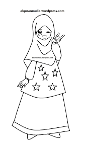 Ini mudah memilih warnanya karena fariasinya hanya dua yakni warna untuk jilbab dan warna untuk baju kurungnya. 150 Mewarnai Gambar Pemandangan Anak Hewan Bunga Dll