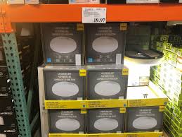 Maybe i'll do some of these led's for the rest of the space. Koda Led Ceiling Light With Smart Sensors 19 97 Costco Clearance Ceiling Lights Led Ceiling Led Ceiling Lights