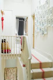 Modern carpet runner for stairs striped with modern brushed brass pertaining to stair tread carpet bars view photo 8 of 15. 10 Creative Diy Stair Runner Ideas Design Sponge