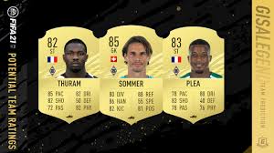 Fifa 21 potential wonderkids the best career mode youngsters and hidden gems eurogamer net. Fifa 21 Monchengladbach Rating Predictions Ft 85 Sommer 83 Ginter 83 Plea 82 Thuram 82 Stindl Youtube