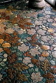 Fall For This Autumn Inspired Custom Tile In 2020 Mosaic Floor Tile Mosaic Flooring Mosaic Decor