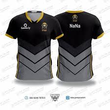 Pin Di Esports Jersey Template