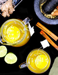 Turmeric Ginger Tea Recipe In 2021 Ginger Tea Turmeric Ginger Tea Turmeric Tea