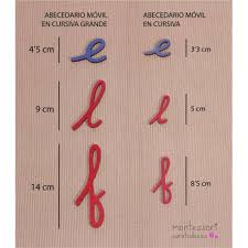 Comprar Abecedario En Cursiva Para Ninos Montessori Para Todos Você já trabalhou com alfabeto cursivo em sala de aula? abecedario movil en cursiva