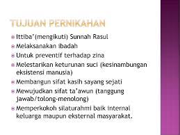 Tujuan dan hikmah pernikahan pertama: Pernikahan Dalam Islam Ppt Download