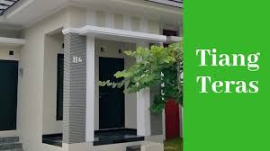 Tiang rumah sebagai bagian penting dalam pembangunan rumah. Desain Tiang Teras Rumah Minimalis Modern Youtube