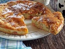 рецепт пирога из слоеного теста с ветчиной и сыром Pirog S Vetchinoj I Syrom Recept S Izobrazheniyami Idei Dlya Blyud Idei Dlya Zavtraka Pirog