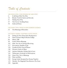 How To Christmas Archetype Book Table Of Contents Archetypes Stress Free Christmas Book Table