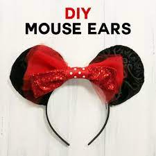 Diy Mouse Ears Tutorial Sew Or No Sew Jennifer Maker Diy Mickey Mouse Ears Mouse Ears Ear