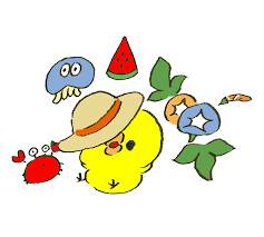 すごく夏っぽいイラスト ゆるくてかわいい無料イラスト素材屋ぴよたそ