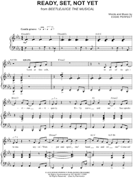 If we want our house back, we have to fight for it! Ready Set Not Yet From Beetlejuice Musical Sheet Music In Eb Major Download Print Sku Mn0202473