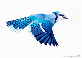 Birds That Look Like Blue Jays But Are Black Flying Blue Jay Blue Jay 2 Vliegende Vogel Door Tinykiwiprints Flying Bird Tattoo Blue Jay Bluebird Tattoo