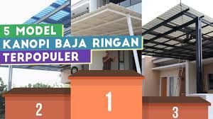 100+ model gambar kanopi baja ringan minimalis 2021. 5 Model Kanopi Baja Ringan Minimalis Terlengkap 2021 Youtube