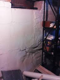 Some signs point to water infiltration due to foundation settling. Handling Basement Water Infiltration Behind Bulkhead Home Improvement Stack Exchange