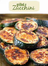 Ice water works well, too. Grilled Zucchini Bite Of Delight