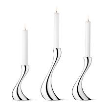 Next day delivery & free returns available. Cobra Candle Holders Set 3 Pieces Candles Included Georg Jensen Royaldesign Co Uk