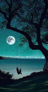 Your sad moon stock images are ready. Moon Swing Nature Photography Beautiful Wallpapers Nature Pictures