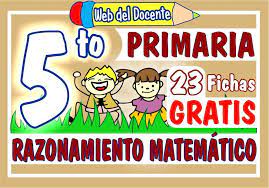 Descarga gratis 19 fichas de trabajo que contienen ejercicios y problemas de razonamiento matemático para estudiantes de sexto grado de primaria, estos recursos educativos estarán a tu alcance de manera gratuita y en dos. Razonamiento Matematico Mas De 300 Fichas Gratis