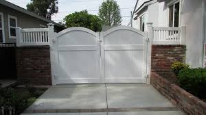 These will provide extra support. Driveway Makeover With Double Vinyl Gates And Wall Toppers Completely Custom To The Homeowners Needs Driveway Gate Diy Vinyl Gates Vinyl Driveway Gate