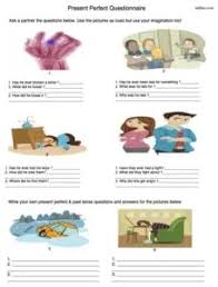 Advanced print the speaking activity for conversation practice and grading grid on the following pages and distribute to your students. 6 Present Perfect Grammar Speaking And Listening Exercises