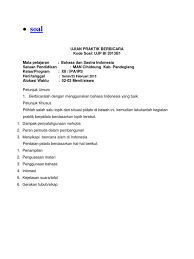 We did not find results for: Pidato Ujian Praktek Bahasa Indonesia Kelas 6 Amat
