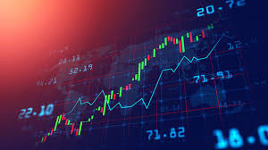 Stock Market Or Forex Trading Graph In Graphic Concept Photo
